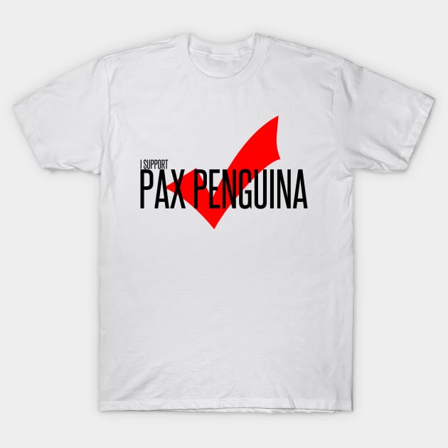 Pax Penguina T-Shirt by AlienClownThings